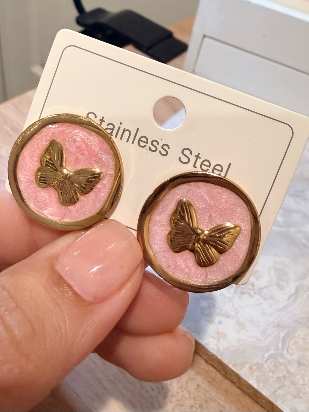 3 pair set of stainless steel Earrings